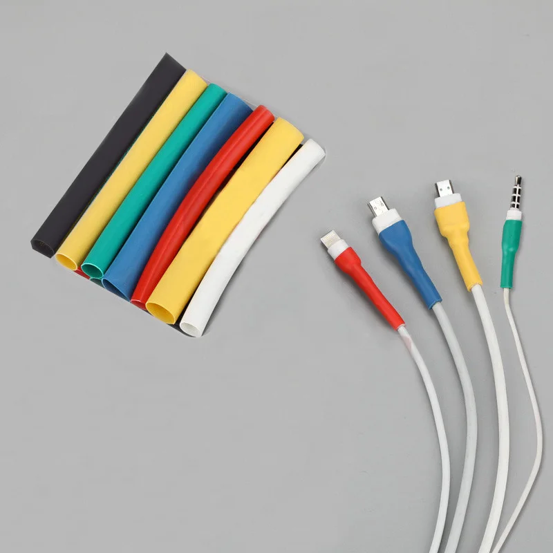 

10cm Cable Protector Heat Shrink Tube Organizer Cord Management Cover For Android iPhone 5 5s 6 6s 7 7p 8 8p xs Earphone MP3 USB