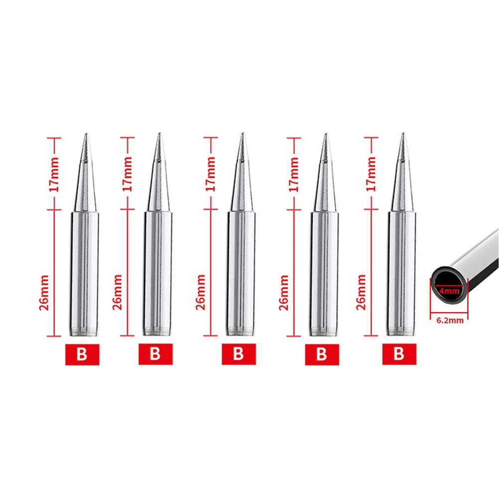 10PCS Solder Soldering Iron Tip 900M-T-I/B Lead Free For Hakko Saike 936 852d+ Station Tool 900M-T-I Soldering Iron Tip
10PCS Solder Soldering Iron Tip 900M-T-I/B Lead Free For Hakko Saike 936 852d+ Station Tool 900M-T-I Soldering Iron Tip