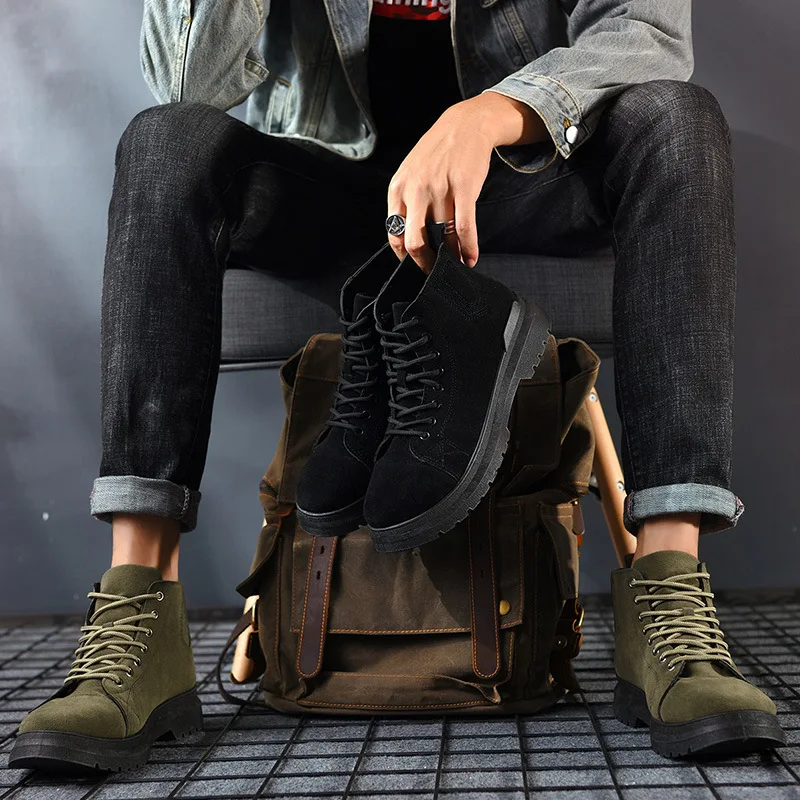 Brand Men's Shoes Spring New British Boots Temperament Men's Boots Fashion Chesil Boots Trend Casual Shoes Sneakers
Brand Men's Shoes Spring New British Boots Temperament Men's Boots Fashion Chesil Boots Trend Casual Shoes Sneakers