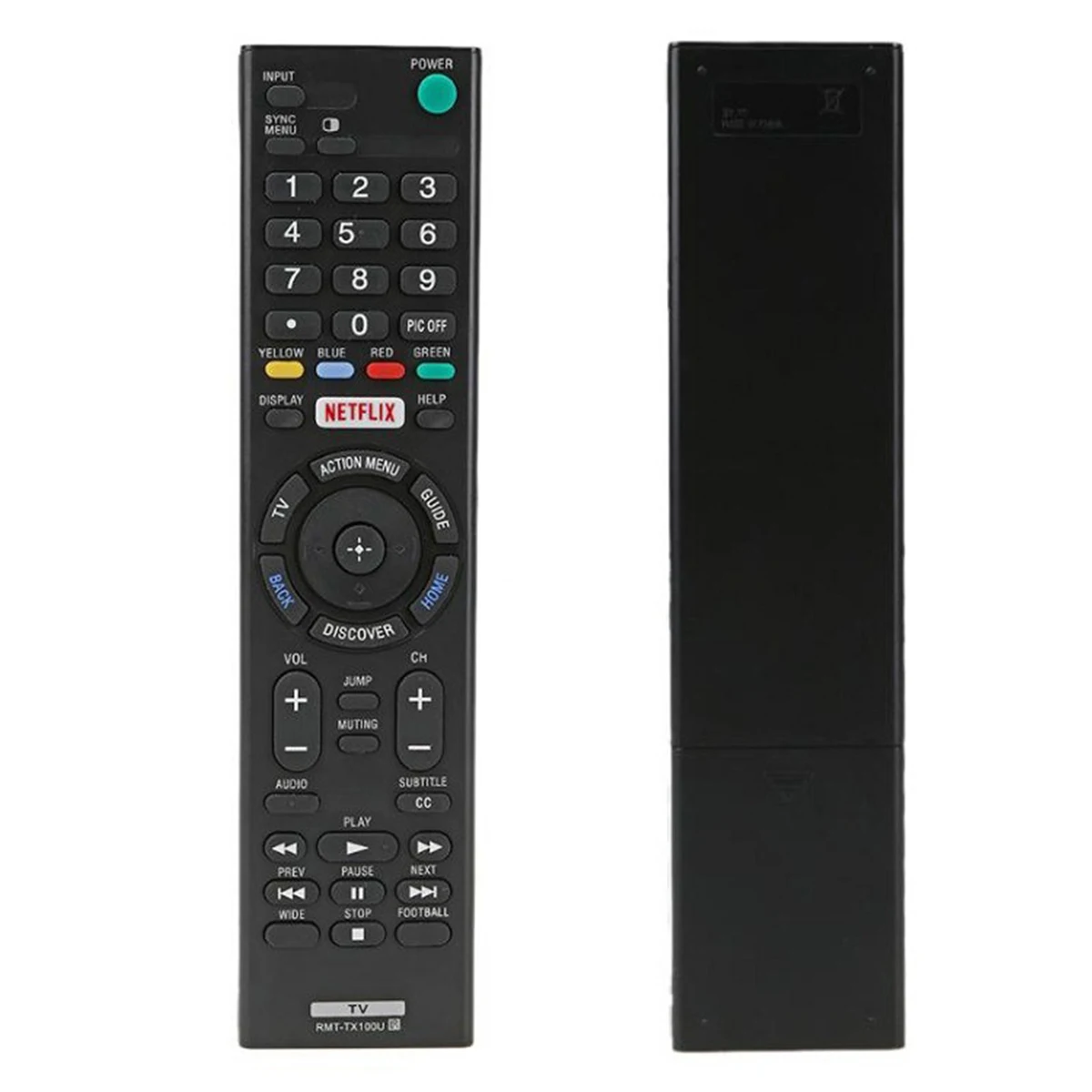 Remote Control RMT-TX100U for Sony Smart HDTV KDL-50W800C XBR-43X830C XBR-75X940C
Remote Control RMT-TX100U for Sony Smart HDTV KDL-50W800C XBR-43X830C XBR-75X940C