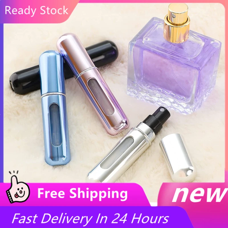 New 5ml Portable Mini Refillable Perfume Bottle with Spray Jar Scent Pump Empty Cosmetic Containers Atomizer for Travel Tools
New 5ml Portable Mini Refillable Perfume Bottle with Spray Jar Scent Pump Empty Cosmetic Containers Atomizer for Travel Tools