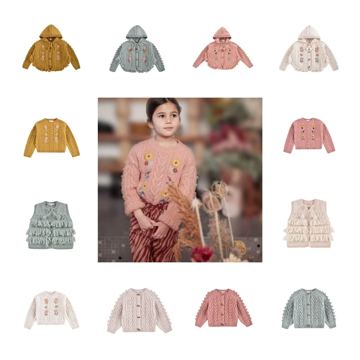 Autumn and winter LM series flower handmade sweater Christmas sweater girls knitting
Autumn and winter LM series flower handmade sweater Christmas sweater girls knitting
