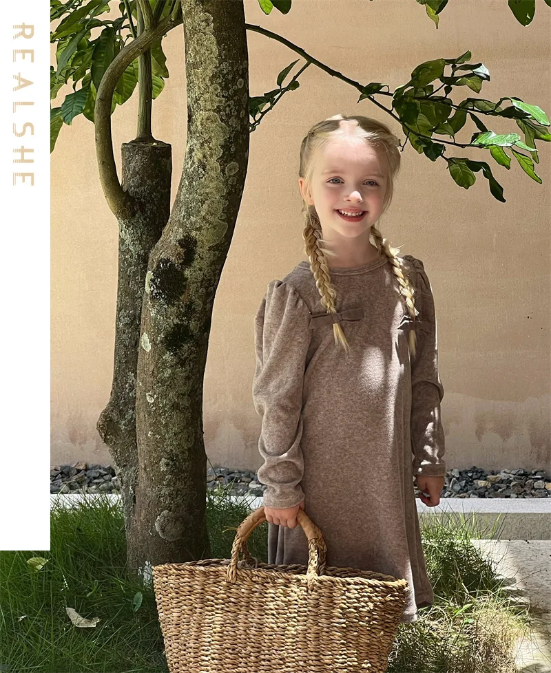 Baby Girls Princess Dress Sweet Children Vestidos 2023 New Autumn Winter Solid Long Sleeve Soft Kids Girl Dresses
Baby Girls Princess Dress Sweet Children Vestidos 2023 New Autumn Winter Solid Long Sleeve Soft Kids Girl Dresses