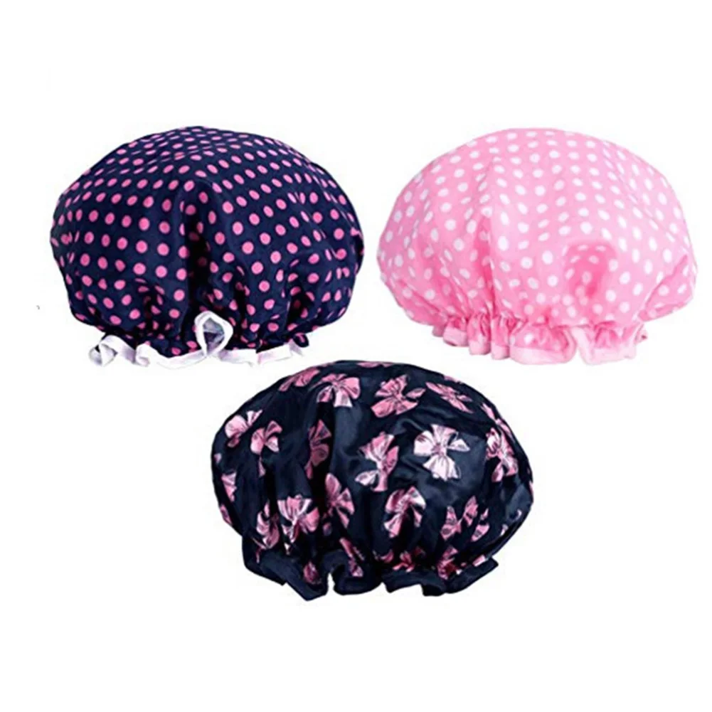 Double-Layer Shower Cap Women Satin Bonnet Sleeping Hat Female Hair Protect Hat Confinement Cap Head Cover Bathroom Accessories
Double-Layer Shower Cap Women Satin Bonnet Sleeping Hat Female Hair Protect Hat Confinement Cap Head Cover Bathroom Accessories