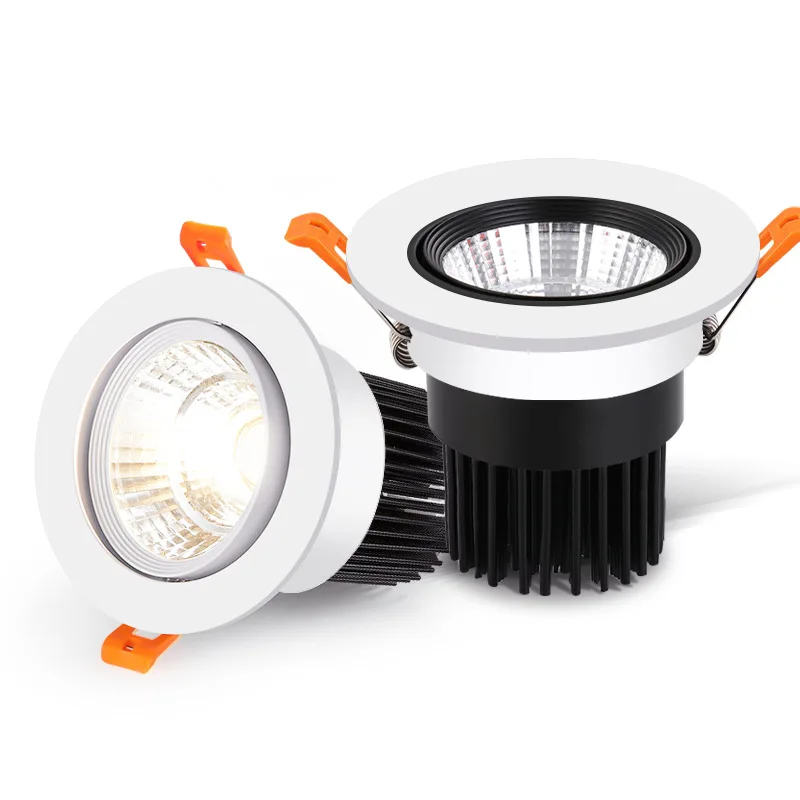 

Dimmable AC85V-265V 5W 7W 9W 12W 15W 18W 25W 30W CREE COB Downlight LED Recessed Ceiling Lamp Spot Light For Home Lighting