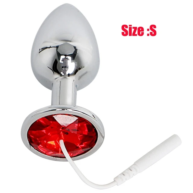 Анальная пробка с электростимуляцией 