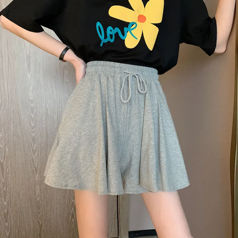 New Women Elastic Waist Vintage Casual Loose Wide Leg Shorts Female Summer Plus Size Harajuku Drawstring Stay Home Sport Shorts
New Women Elastic Waist Vintage Casual Loose Wide Leg Shorts Female Summer Plus Size Harajuku Drawstring Stay Home Sport Shorts