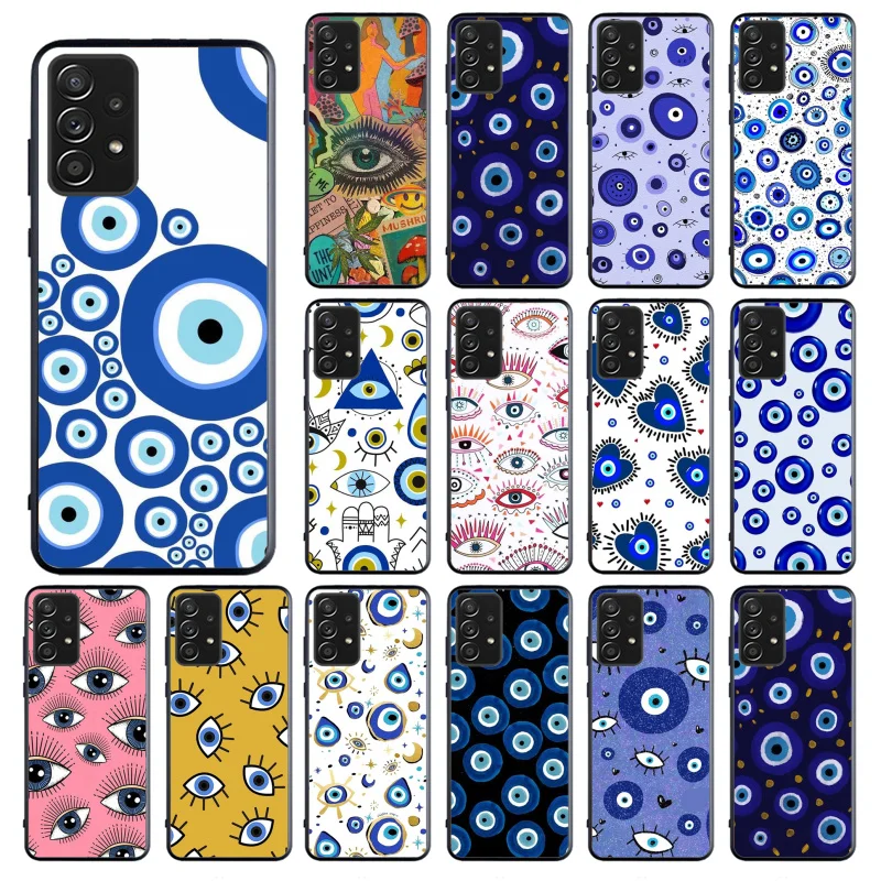 Blue Evil Eye Phone Case For Samsung Galaxy A13 A03 A12 A32 A71 A11 A21S A02 A52 A72 A51 A50 A70 A31 M31
Blue Evil Eye Phone Case For Samsung Galaxy A13 A03 A12 A32 A71 A11 A21S A02 A52 A72 A51 A50 A70 A31 M31