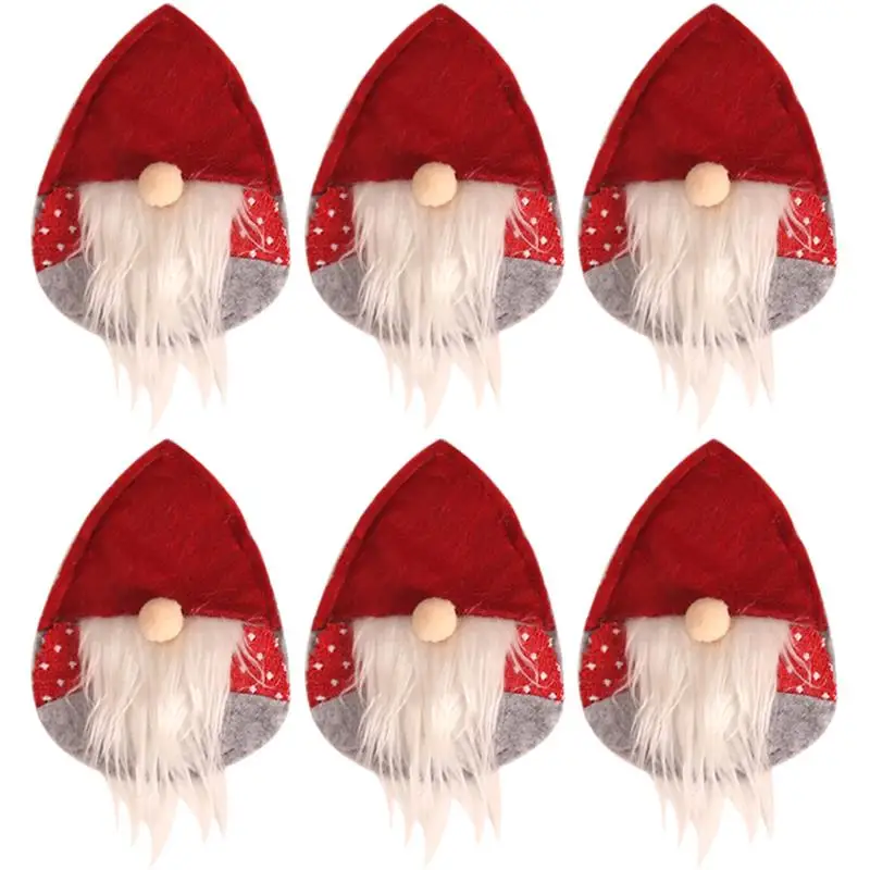 6pcs Christmas Silverware Holder Cutlery Fork Bag Festival Dinner Tableware Decoration
6pcs Christmas Silverware Holder Cutlery Fork Bag Festival Dinner Tableware Decoration