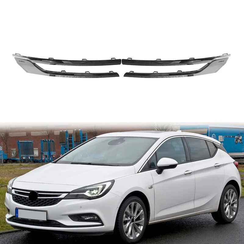 

Новинка-для Opel Vauxhall Astra 2015-2020 хромированная ВЕРХНЯЯ ПЕРЕДНЯЯ Центральная решетка молдинговые полосы крышка отделка Замена