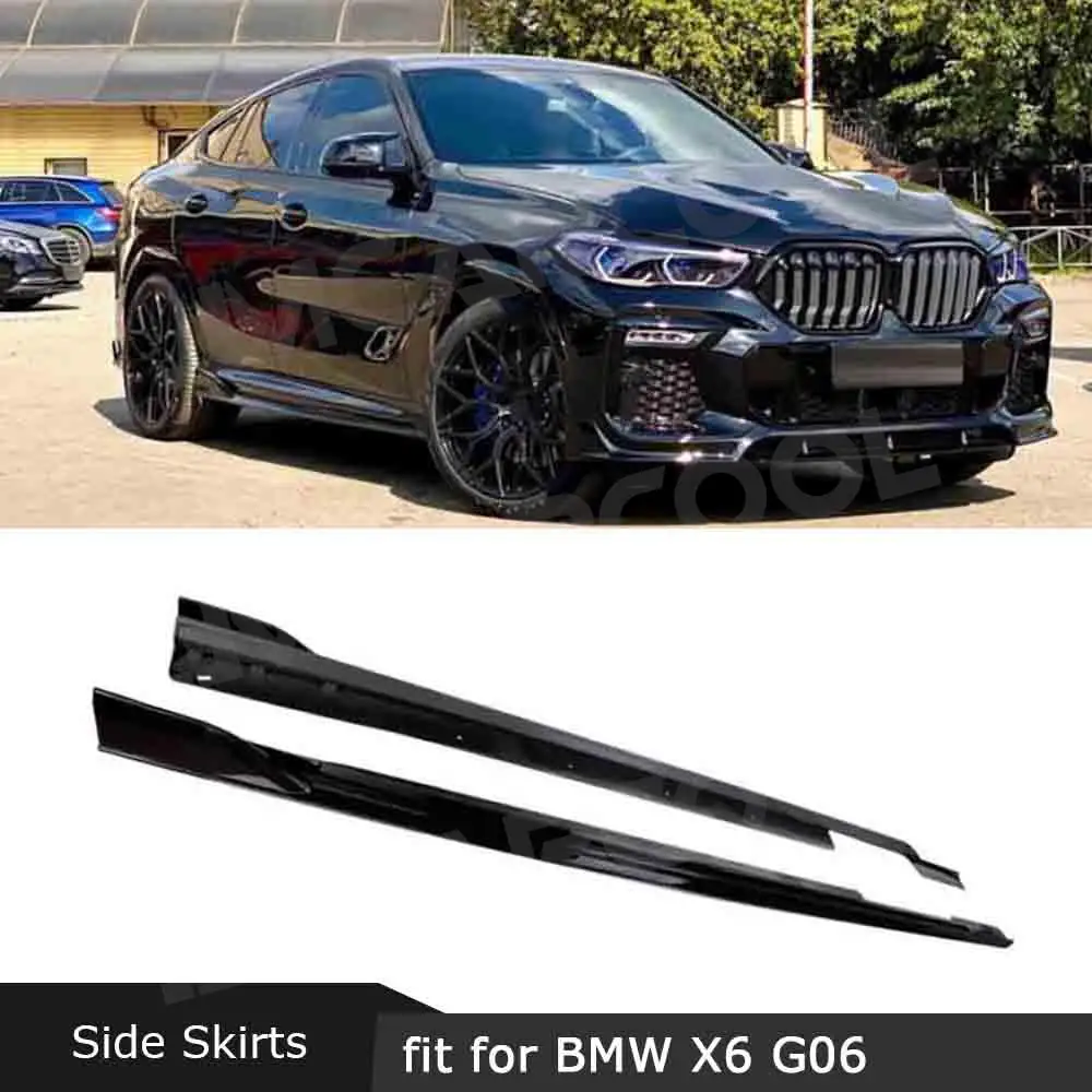 For BMW X6 G06 M Sport 2020 2021 2022 Carbon Fiber Side Skirt Rocker Panels BodyKit Extension Bumper Anti Scratch Protector ABS
For BMW X6 G06 M Sport 2020 2021 2022 Carbon Fiber Side Skirt Rocker Panels BodyKit Extension Bumper Anti Scratch Protector ABS