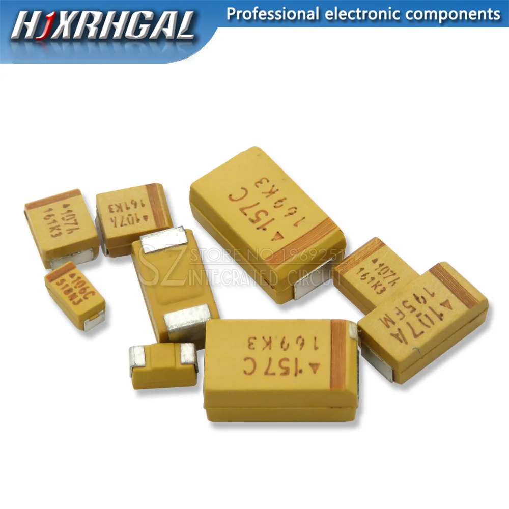 10PCS A B C D Case Tantalum capacitor 6V 10V 16V 25V 35V 50V 0.1UF 1uf 2.2UF 4.7UF 10UF 22UF 33UF 47UF 100UF 220uF 330UF
10PCS A B C D Case Tantalum capacitor 6V 10V 16V 25V 35V 50V 0.1UF 1uf 2.2UF 4.7UF 10UF 22UF 33UF 47UF 100UF 220uF 330UF