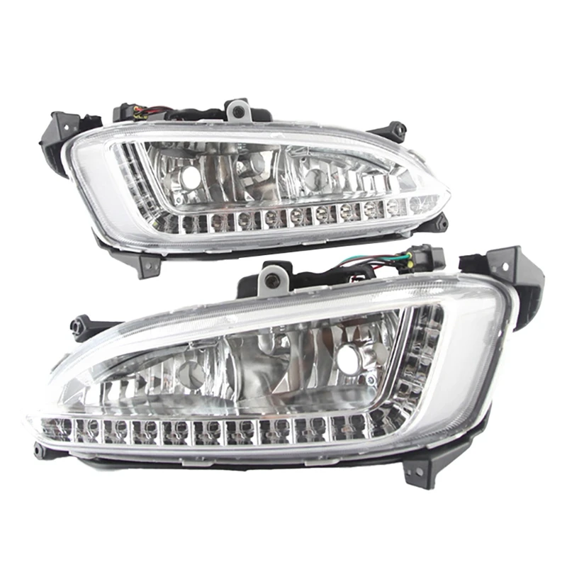 1Pair Front Fog Lamp DRL Daytime Running Light Corner Light For Hyundai Santa Fe IX45 2013-2015
1Pair Front Fog Lamp DRL Daytime Running Light Corner Light For Hyundai Santa Fe IX45 2013-2015