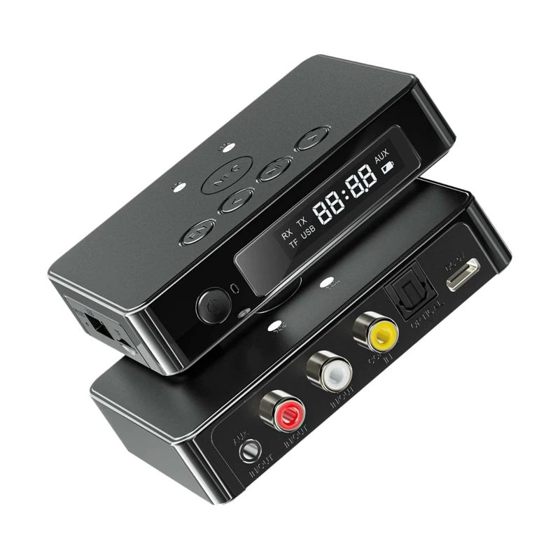 Приемник-передатчик Bluetooth 2 в 1, NFC, коаксиальный Оптический декодирование, аудиоплеер для телевизора, автомобиля, ПК, MP3-плеера, домашнего кин...
Приемник-передатчик Bluetooth 2 в 1, NFC, коаксиальный Оптический декодирование, аудиоплеер для телевизора, автомобиля, ПК, MP3-плеера, домашнего кин...