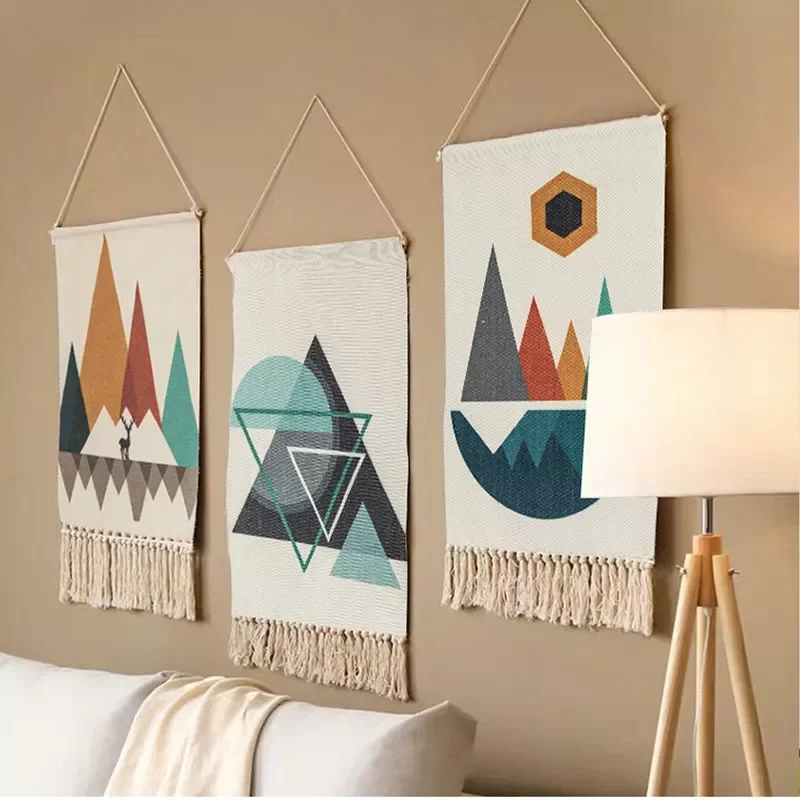 Bohemian Vintage Aesthetic Macrame Cotton Tassel Handmade Wall Hanging Tapestry For Home Living Room Boho Decor Art Decoration
Bohemian Vintage Aesthetic Macrame Cotton Tassel Handmade Wall Hanging Tapestry For Home Living Room Boho Decor Art Decoration