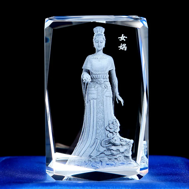 Home Decoration Crystal Statue Creation Nuwa Statue Large Crystal Decoration Temple Tourist Souvenirs 
Home Decoration Crystal Statue Creation Nuwa Statue Large Crystal Decoration Temple Tourist Souvenirs
