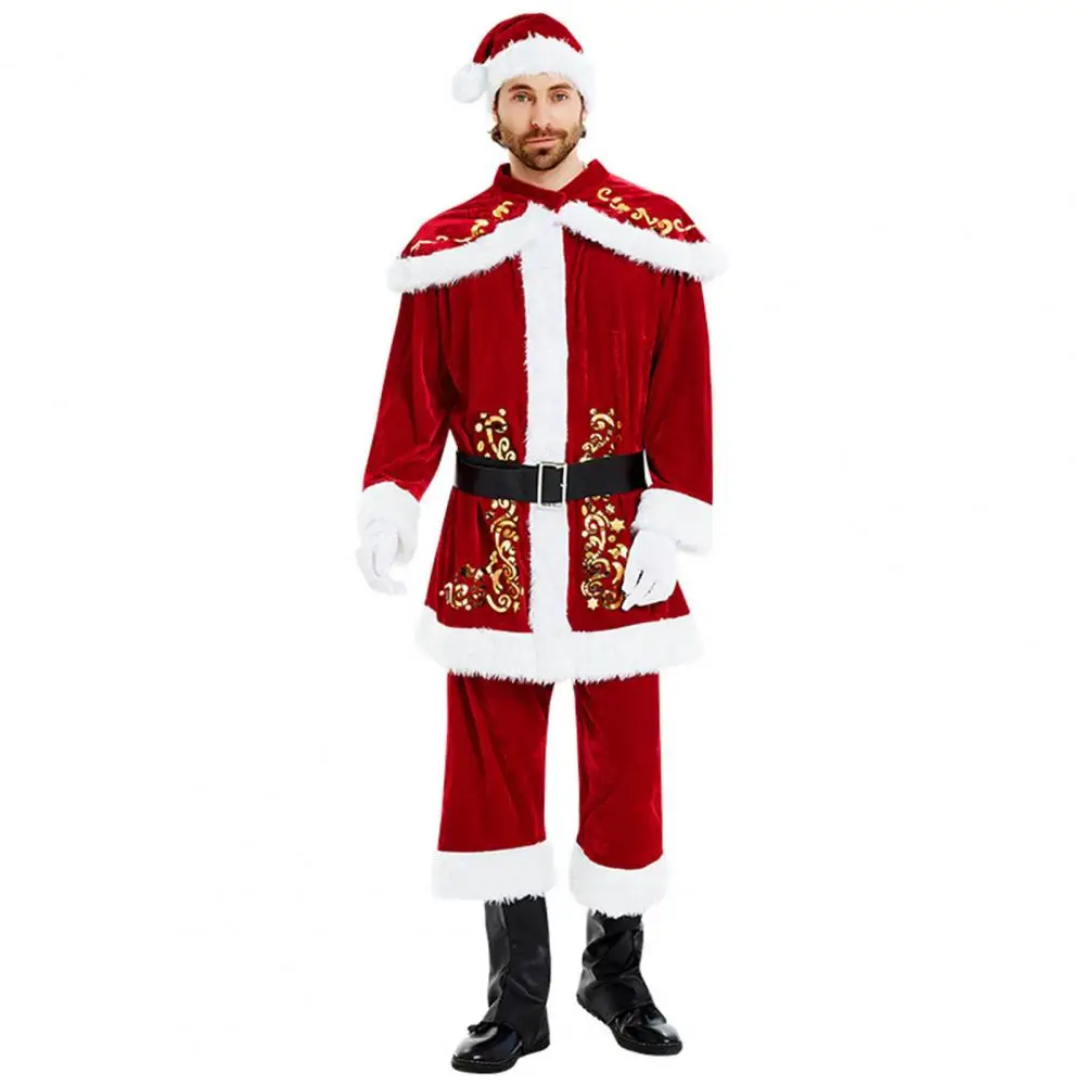 Cute Christmas Cosplay Clothing Warm Belt Soft Festive Cosplay Suit Cosplay Suit Santa Claus Costume Set 1 Set
Cute Christmas Cosplay Clothing Warm Belt Soft Festive Cosplay Suit Cosplay Suit Santa Claus Costume Set 1 Set