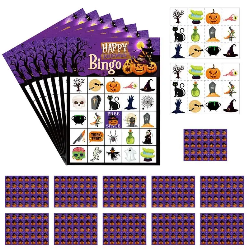 Halloween Party Bingo Game Set Fun Bingo Board Game With Cards Reusable Party Game Supplies For Halloween Parties Home And
Halloween Party Bingo Game Set Fun Bingo Board Game With Cards Reusable Party Game Supplies For Halloween Parties Home And