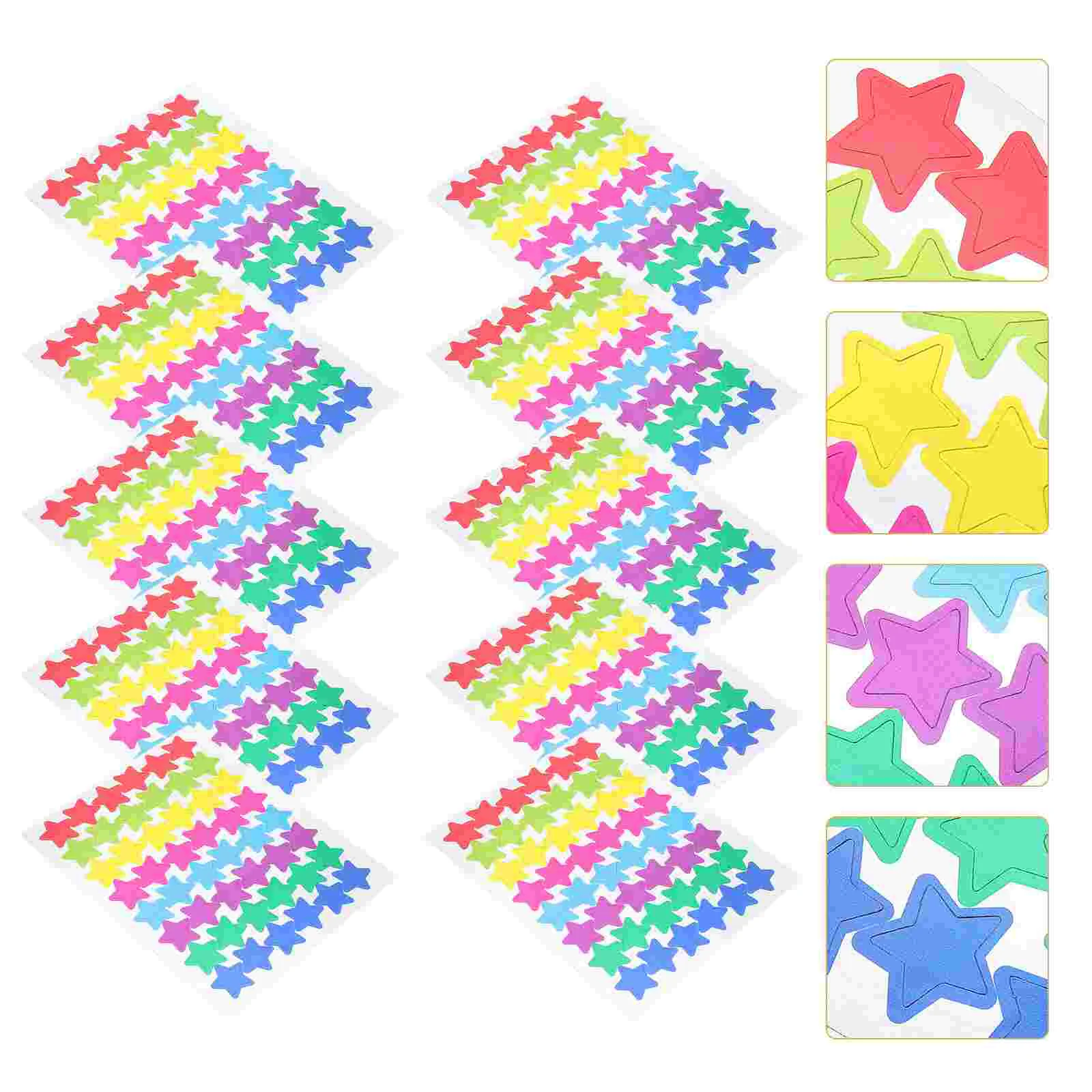 30 Sheets of Small Star Stickers Self-adhesive Kids Decals Kindergarten Star Decals
30 Sheets of Small Star Stickers Self-adhesive Kids Decals Kindergarten Star Decals