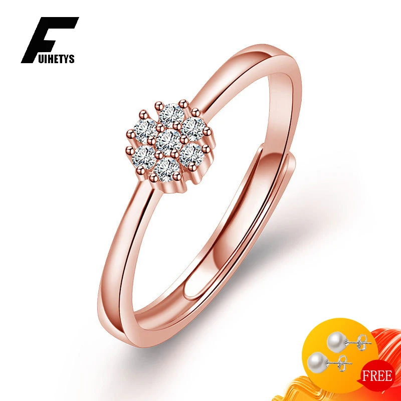 New Ring 925 Silver Jewelry Accessories with Zircon Gemstones Open Finger Rings for Women Wedding Promise Party Gift Wholesale
New Ring 925 Silver Jewelry Accessories with Zircon Gemstones Open Finger Rings for Women Wedding Promise Party Gift Wholesale