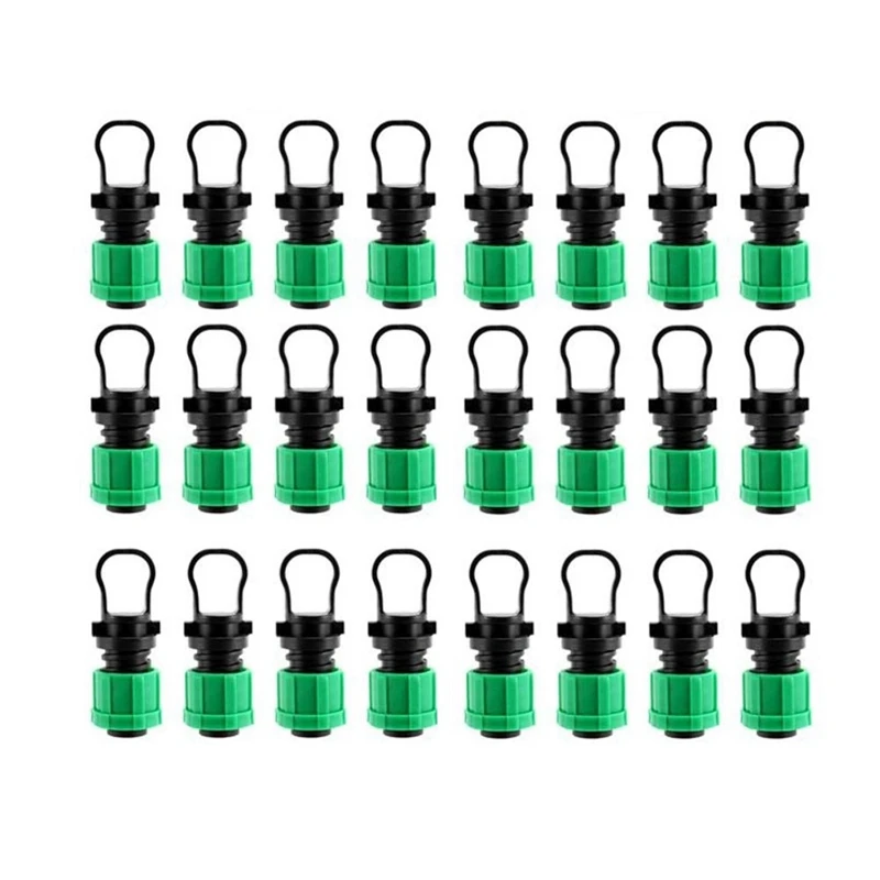 24Pcs 1/2 Inch Universal End Cap Fitting Drip End Cap Fitting For With 16Mm Drip Tape Tubing Sprinkler
24Pcs 1/2 Inch Universal End Cap Fitting Drip End Cap Fitting For With 16Mm Drip Tape Tubing Sprinkler
