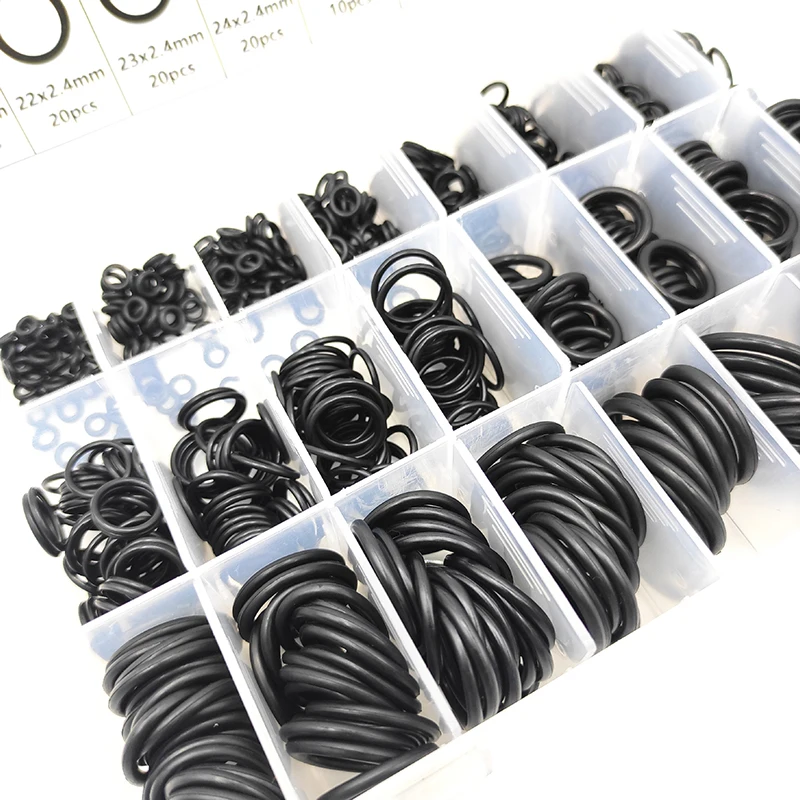 740pcs Rubber O-ring Car Air Conditioner Sealing Ring Nitrile Rubber Black Environmental Protection Temperature Resistance
740pcs Rubber O-ring Car Air Conditioner Sealing Ring Nitrile Rubber Black Environmental Protection Temperature Resistance