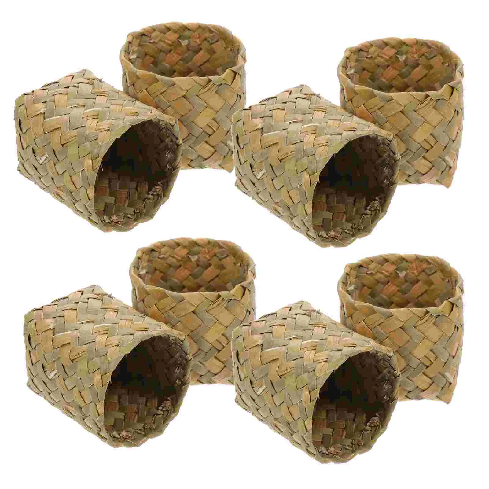 10pcs basket Wicker Basket Sets Small Baskets Hand Held Woven Storage Pot Grocery woven baskets Basket gift baskets
10pcs basket Wicker Basket Sets Small Baskets Hand Held Woven Storage Pot Grocery woven baskets Basket gift baskets