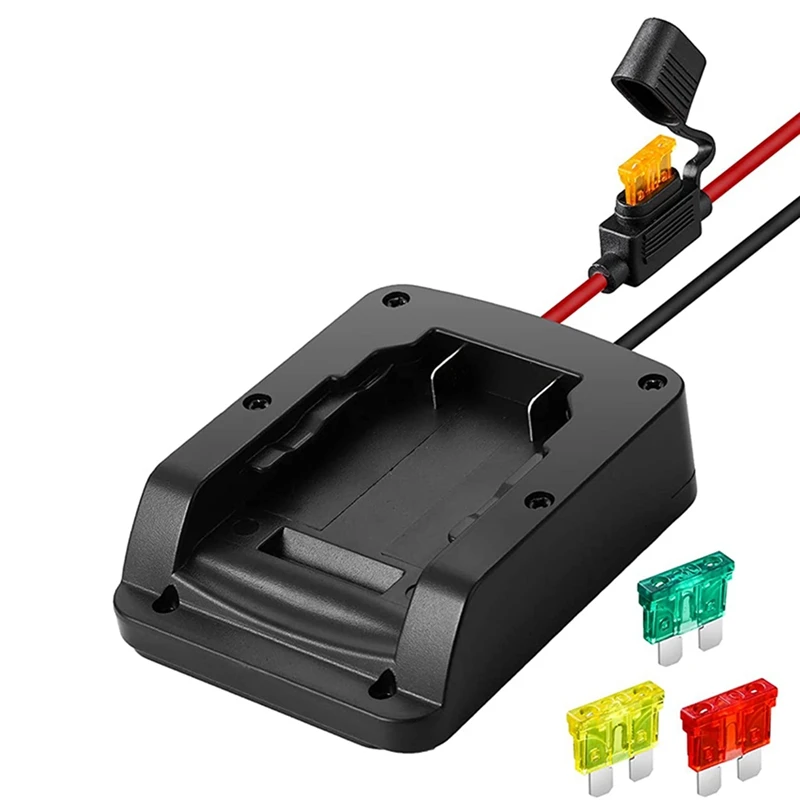 Power Wheels Adapter For Dewalt 18V Max 20V Battery Series, With 3 Pcs Fuse & Use 12 Gauge Wire, Battery Conversion Kit
Power Wheels Adapter For Dewalt 18V Max 20V Battery Series, With 3 Pcs Fuse & Use 12 Gauge Wire, Battery Conversion Kit