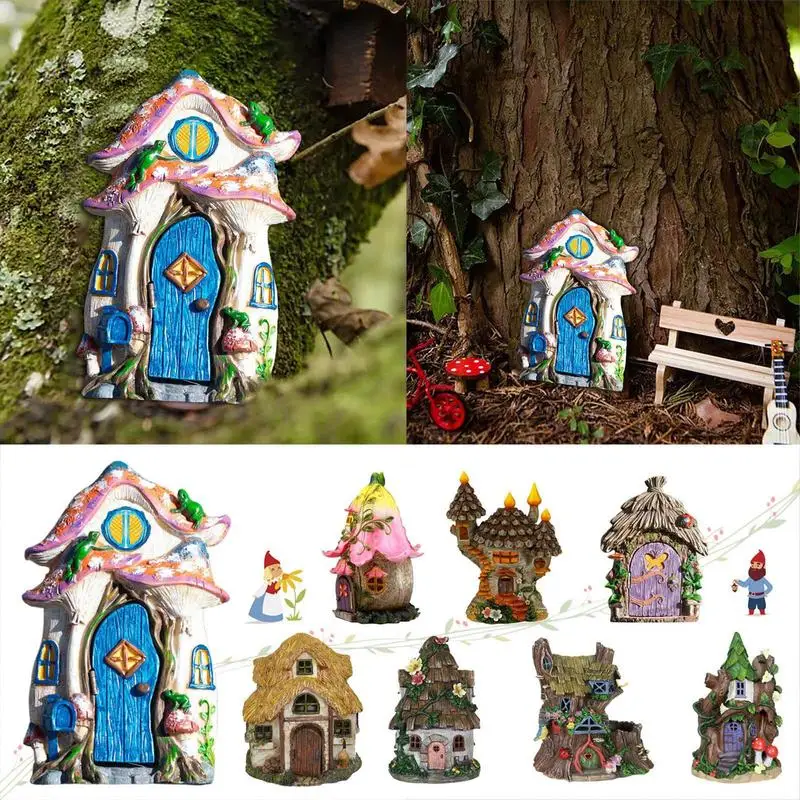 Wooden Miniature Elf Fairy Door Figurines Statues For Outdoor Yard Art Garden Tree Decor Christmas Fairy Garden Door Decoration
Wooden Miniature Elf Fairy Door Figurines Statues For Outdoor Yard Art Garden Tree Decor Christmas Fairy Garden Door Decoration