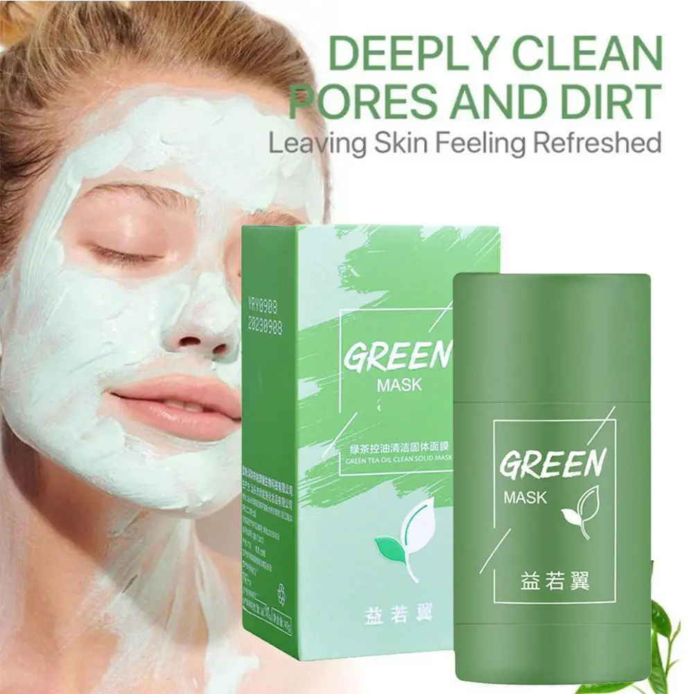 Green Tea Remove Blackheads Acne Deep Cleansing Purifying Control Mask Solid Skin Mask Moisturizing Oil Clay Car Z8V2
Green Tea Remove Blackheads Acne Deep Cleansing Purifying Control Mask Solid Skin Mask Moisturizing Oil Clay Car Z8V2