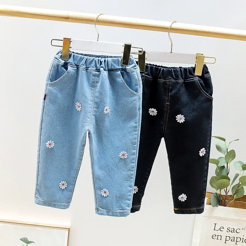 Baby Girl Jeans Cartoon Pattern Jeans Girls Casual Style Kid Jeans Denim Clothes For Girls' Baby Clothing Denim Trousers
Baby Girl Jeans Cartoon Pattern Jeans Girls Casual Style Kid Jeans Denim Clothes For Girls' Baby Clothing Denim Trousers