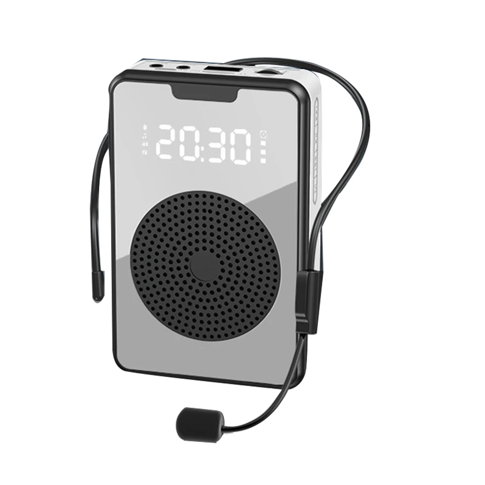 Беспроводной голосовой усилитель, Bluetooth микрофон, динамик с микрофоном, гарнитура, для туристического гида-черный
Беспроводной голосовой усилитель, Bluetooth микрофон, динамик с микрофоном, гарнитура, для туристического гида-черный