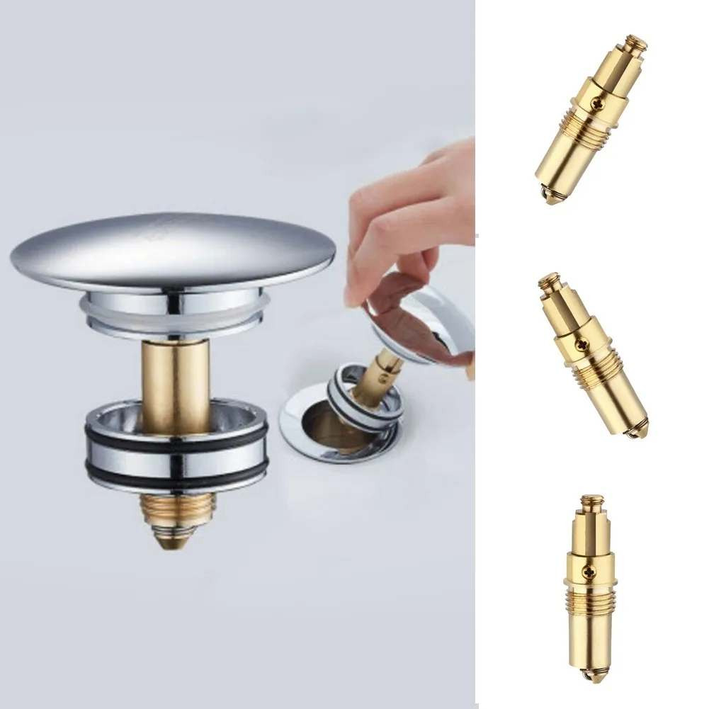 Bolt Spring Click Clack Plug Bolt Bathroom Accessories Bath Waste Basin Sink Brass Easy Universal Fitting New Practical
Bolt Spring Click Clack Plug Bolt Bathroom Accessories Bath Waste Basin Sink Brass Easy Universal Fitting New Practical