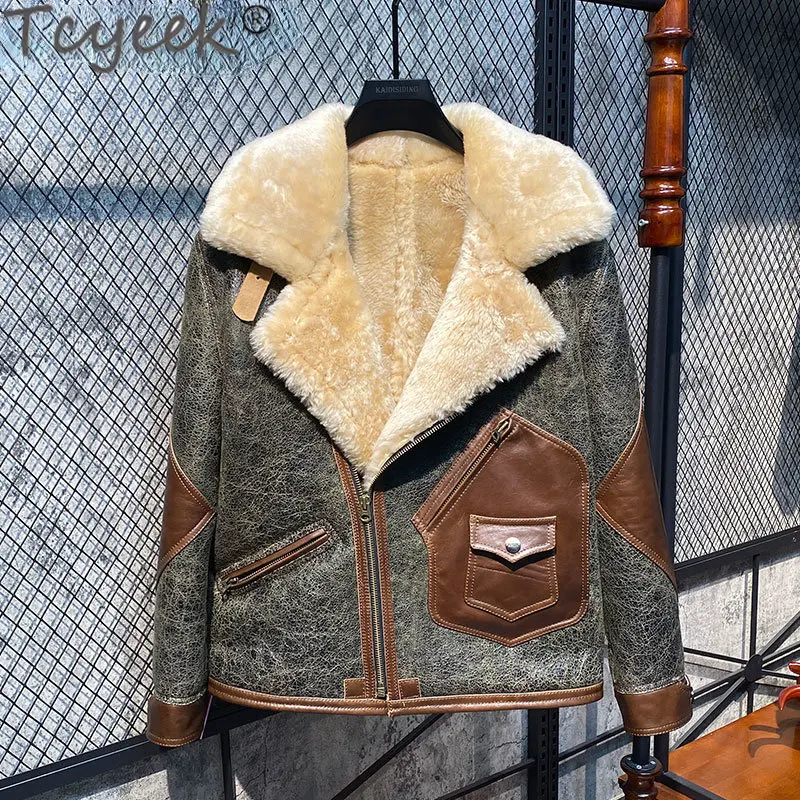 Tcyeek Ultra-thick Natural Fur Coats Men Winter Jacket Genuine Leather Jacket Mens Fur Coat Warm Outerwear Cold-resistant SGG865
Tcyeek Ultra-thick Natural Fur Coats Men Winter Jacket Genuine Leather Jacket Mens Fur Coat Warm Outerwear Cold-resistant SGG865