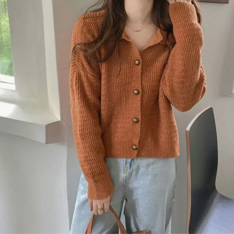 All-Match Winter Woman Solid Casual Knitted Cardigan Women's Long Sleeved Loose Soft Coat Elegant Warm Sweater Simple Gentle
All-Match Winter Woman Solid Casual Knitted Cardigan Women's Long Sleeved Loose Soft Coat Elegant Warm Sweater Simple Gentle