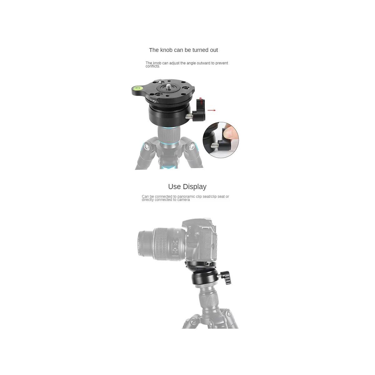 Universal Multifunctional Horizontal Adjustment Seat Panoramic Head Tripod DSLR Camera Adjustment Table Dome Base, B
Universal Multifunctional Horizontal Adjustment Seat Panoramic Head Tripod DSLR Camera Adjustment Table Dome Base, B