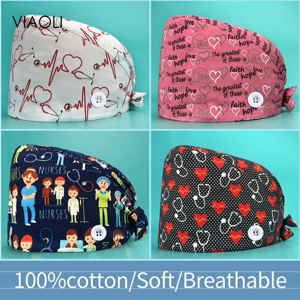 Beauty Salon Work Scrub Cap Lab Pet Shop Scrub Hat Spa Frosted Hat 100% Cotton Printing Scrubs Hats Adjustable Cleaning Hat Hot
Beauty Salon Work Scrub Cap Lab Pet Shop Scrub Hat Spa Frosted Hat 100% Cotton Printing Scrubs Hats Adjustable Cleaning Hat Hot