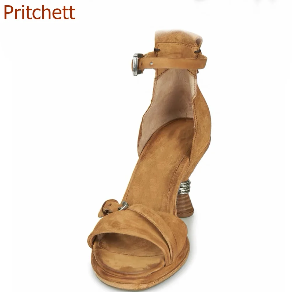 Roman Round Toe Women Sandals Strange Metallic Temperament Casual 2023 Newest Summer Fashion Comfortable High Heels Sexy Sandals
Roman Round Toe Women Sandals Strange Metallic Temperament Casual 2023 Newest Summer Fashion Comfortable High Heels Sexy Sandals
