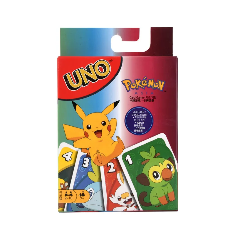 Pokemon Entertainment Board Uno Poker Games Fun Poker Playing Cards Gift Box Uno Card Game Toys Gift Toy Party Board Game
Pokemon Entertainment Board Uno Poker Games Fun Poker Playing Cards Gift Box Uno Card Game Toys Gift Toy Party Board Game