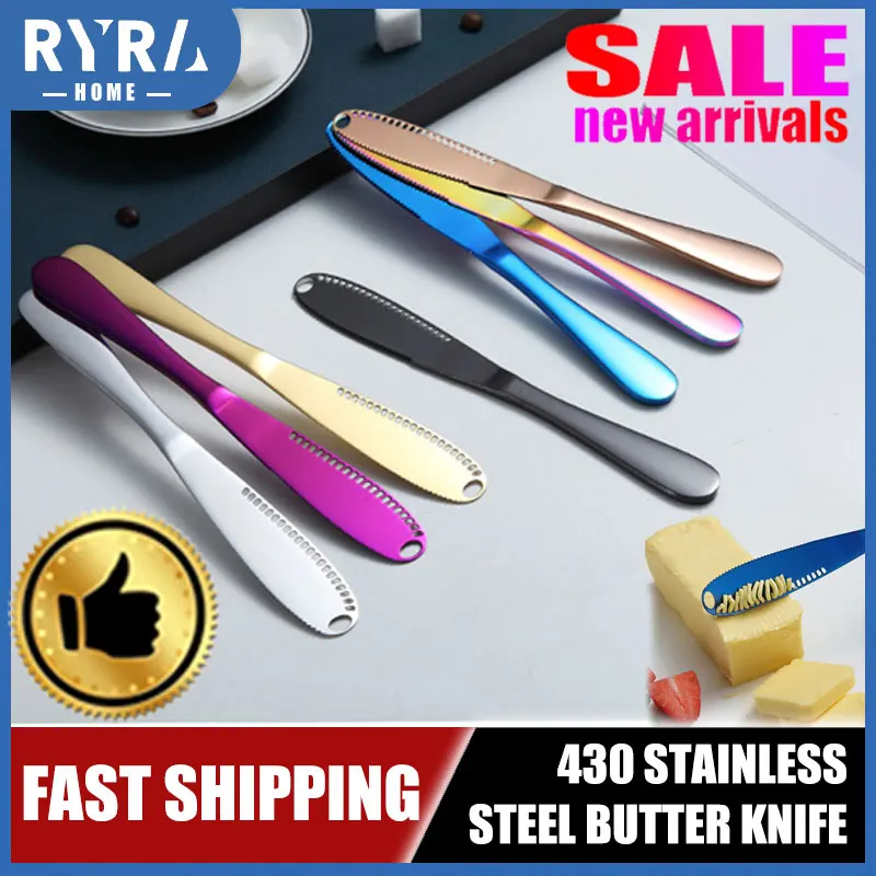 2023 Hotsale 430 Stainless Steel Butter Knife Cheese Butter Perforated Tool Bread Jam Baking Butter Tool Kitchen Accessories
2023 Hotsale 430 Stainless Steel Butter Knife Cheese Butter Perforated Tool Bread Jam Baking Butter Tool Kitchen Accessories