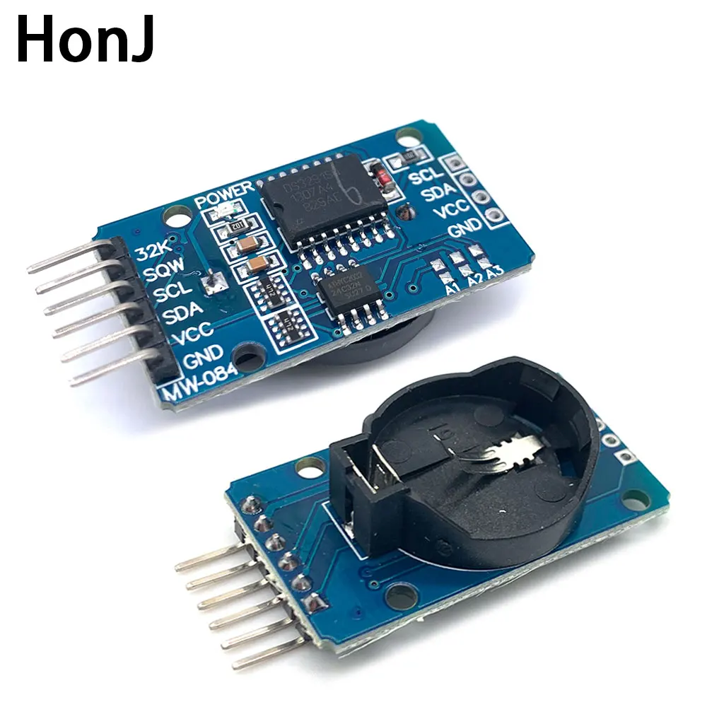 

DS3231 AT24C32 IIC Module Precision Clock Module DS3231SN Memory module DS3231 mini module Real Time 3.3V/5V For Raspberry Pi