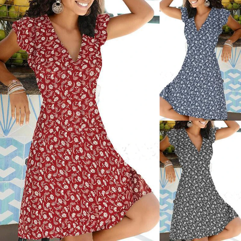 V Neck Floral Print Dress Print Sleeveless A-line Knee Length Casual Vacation Dresses For Women Dresses Vacation For Women Girls
V Neck Floral Print Dress Print Sleeveless A-line Knee Length Casual Vacation Dresses For Women Dresses Vacation For Women Girls