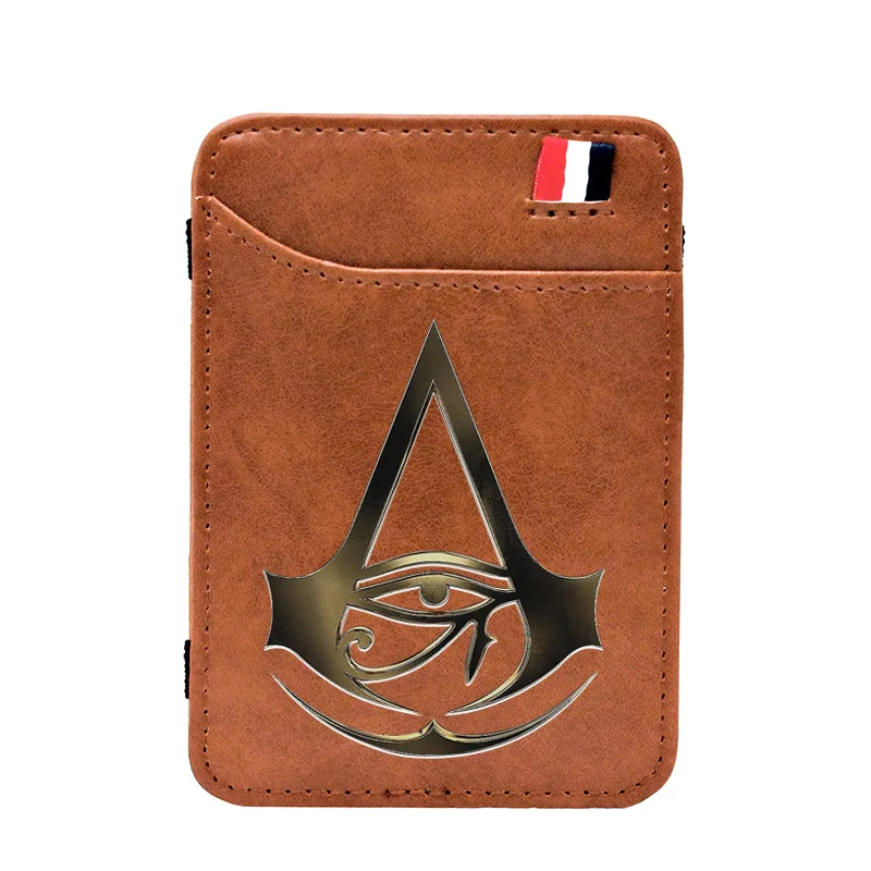 Brown Vintage Assassin Wedjat Eye Printing Leather Magic Wallets Classic Men Women Money Clips Card Purse Cash Holder BE539
Brown Vintage Assassin Wedjat Eye Printing Leather Magic Wallets Classic Men Women Money Clips Card Purse Cash Holder BE539