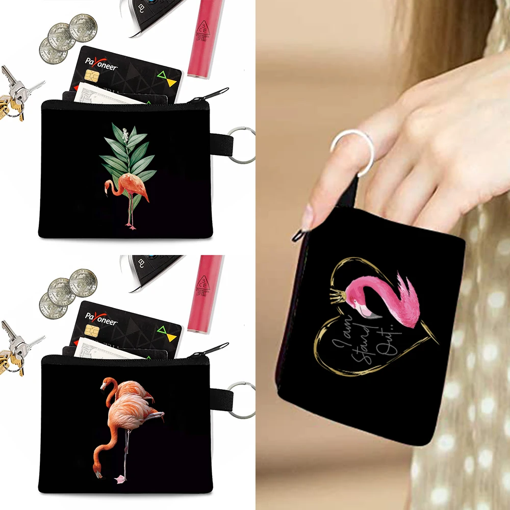 Fashion Flamingo Print Coin Purse Canvas Money Card Holder Wallet Pouch Earphone Key Clutch with Zipper Portable Storage Bags
Fashion Flamingo Print Coin Purse Canvas Money Card Holder Wallet Pouch Earphone Key Clutch with Zipper Portable Storage Bags