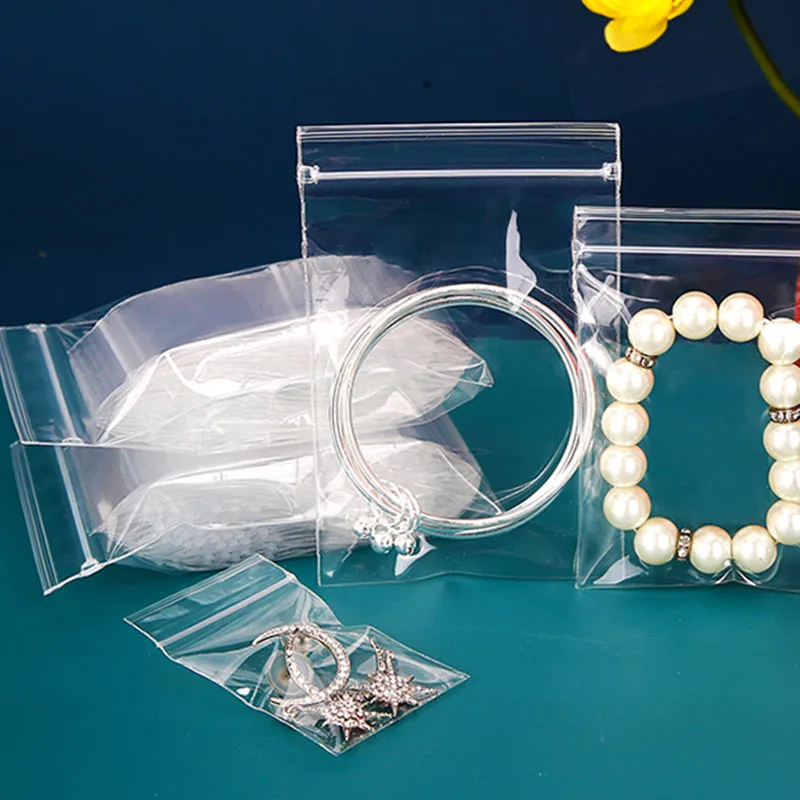 100 pcs PP Transparent Ziplock Bags Thicken Storage Gift Jewelry Ring Bracelet Packing Decoration Bag Small Size Reusabe
100 pcs PP Transparent Ziplock Bags Thicken Storage Gift Jewelry Ring Bracelet Packing Decoration Bag Small Size Reusabe
