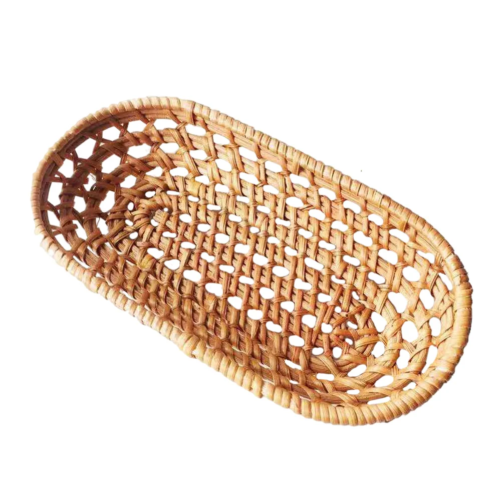 Rattan Bread Basket Woven Fast Baskets Wicker Fruit Serving Snack Tray Desktop Organizer Bin for Farmhouse Kitchen Barbecue
Rattan Bread Basket Woven Fast Baskets Wicker Fruit Serving Snack Tray Desktop Organizer Bin for Farmhouse Kitchen Barbecue