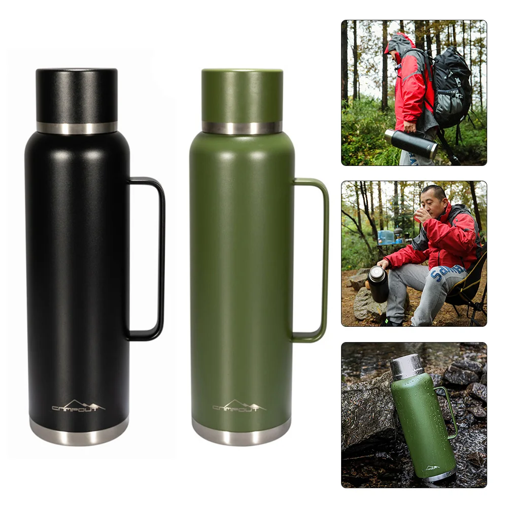 Outdoor Sports Pot Double-layer Stainless Steel Cup Portable1.5L Camping Hiking Equipments Accessories Outdoor Tools
Outdoor Sports Pot Double-layer Stainless Steel Cup Portable1.5L Camping Hiking Equipments Accessories Outdoor Tools