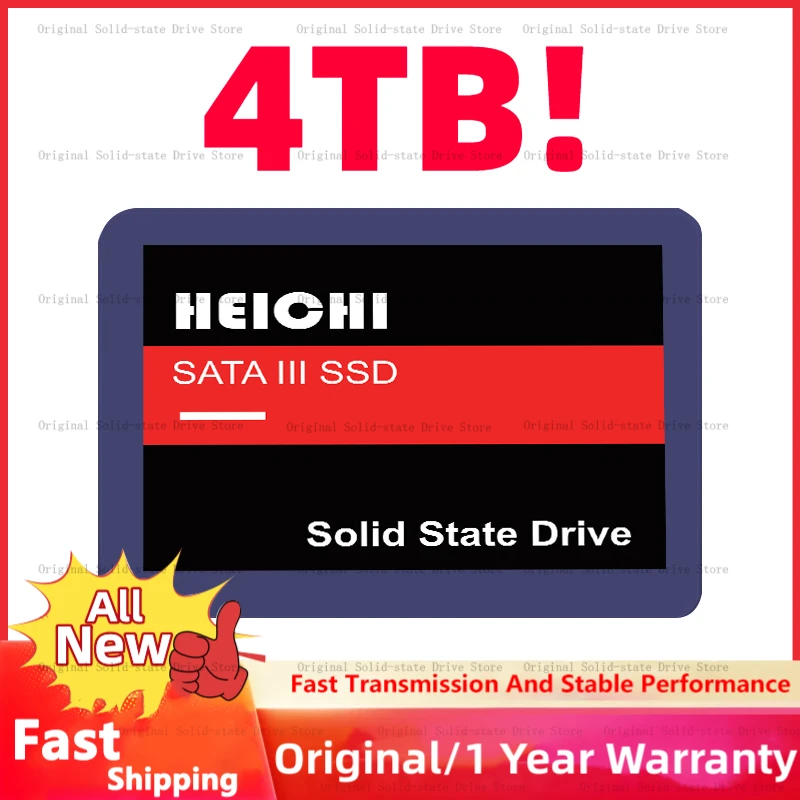 

New Rave Reviews High Speed SSD 4TB 1TB 2TB Hard Drive Disk Sata3 2.5inch TLC Internal Solid State Drives for Laptop and Desktop