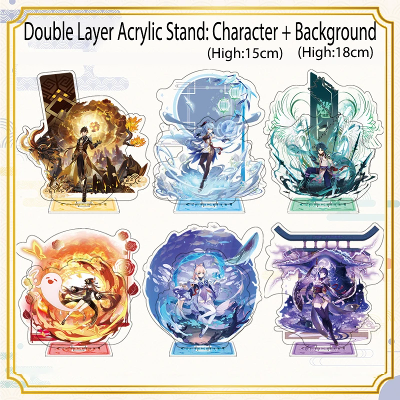 Game Genshin Impact Acrylic Double Layer Double Plug Stand Yae Miko Raiden Ei Hutao Zhongli Stand COS Desktop Ornament Gift
Game Genshin Impact Acrylic Double Layer Double Plug Stand Yae Miko Raiden Ei Hutao Zhongli Stand COS Desktop Ornament Gift