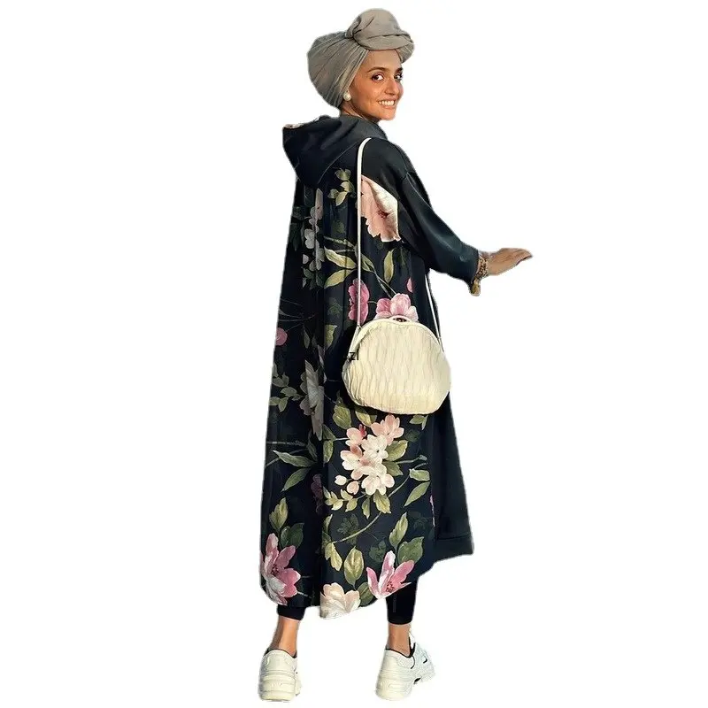 Осеннее Хлопковое платье-свитшот с капюшоном, мусульманская женская абайя с цветочным принтом, повседневные марокканские арабские Абайи, м...
Осеннее Хлопковое платье-свитшот с капюшоном, мусульманская женская абайя с цветочным принтом, повседневные марокканские арабские Абайи, м...